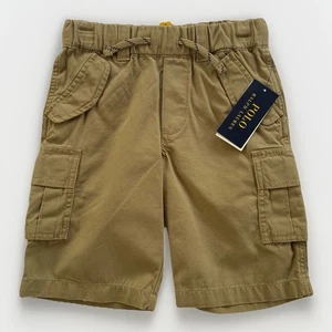 Polo Ralph Lauren Boys Size 6 Khaki Cargo Shorts $40 NEW READ - Picture 1 of 4