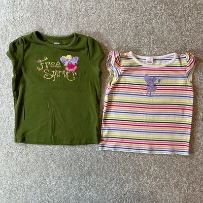 Gymboree free spirit fairy girls youth size 5 2 youth shirts - Image 1 of 4