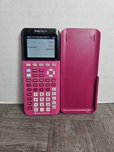 Texas Instruments TI-84 Plus CE Graphing Calculator Pink Tested/Working - Picture 1 of 2