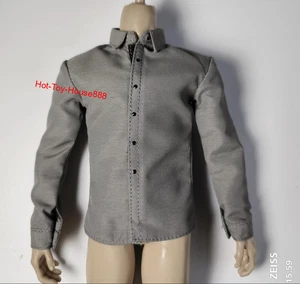 1/6 Scale Gray Shirt Model For 12" Male Action Figure Body Doll Accessories - Picture 1 of 2