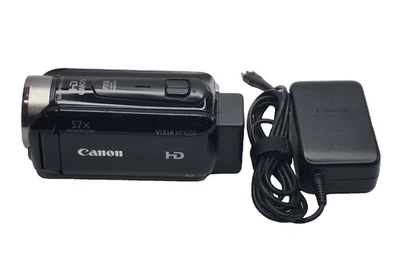 Canon Vixia HF R500 Video Camcorder 32x Optical 57x Advanced IS Zoom - Image 1 of 4