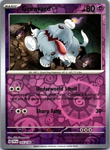 Greavard Reverse Holo Common SVI SV01: Scarlet & Violet Base Set 105/198 NM - Bild 1 von 2