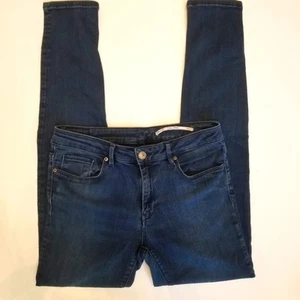 Zara Woman Mid Rise Stretch Slim Fit Jeans Cotton Spandex Stretch Women's Size 8 - Picture 1 of 4