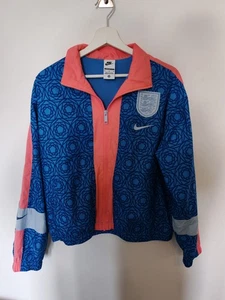 England Women's Nike Storm-Fit Essential Jacket Blue Womens Size Medium Pink - Picture 1 of 6