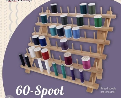Suporte para rack de linha de costura e bordado com 60 carretéis - Imagem 1 de 4