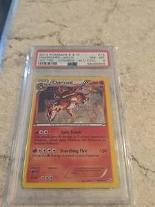 2013 Pokemon B&W #19 Charizard Holo🔥Tesori Leggendari Cosmos PSA 8  - Foto 1 di 3