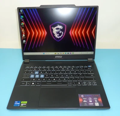 MSI Cyborg 14" Laptop Intel i7-13620H 16GB RAM 512GB SSD NVIDIA RTX 4060 144hz - Image 1 of 4