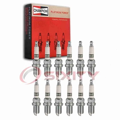 12 bujías Champion Platinum para Chrysler Crossfire 2004-2008 3,2 L V6 zz Foto 1 de 4