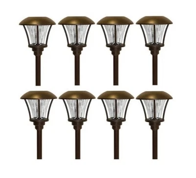 Smartyard Solar LED Large Pathway Lights - 8 Pack - Image 1 of 3