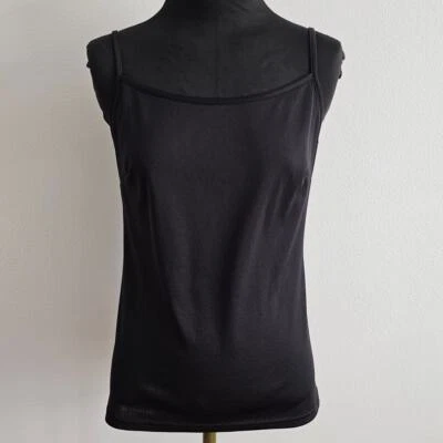 EUC Joseph Ribkoff Women's Essential Basic Black Cami Slip 6 - Image 1 of 4