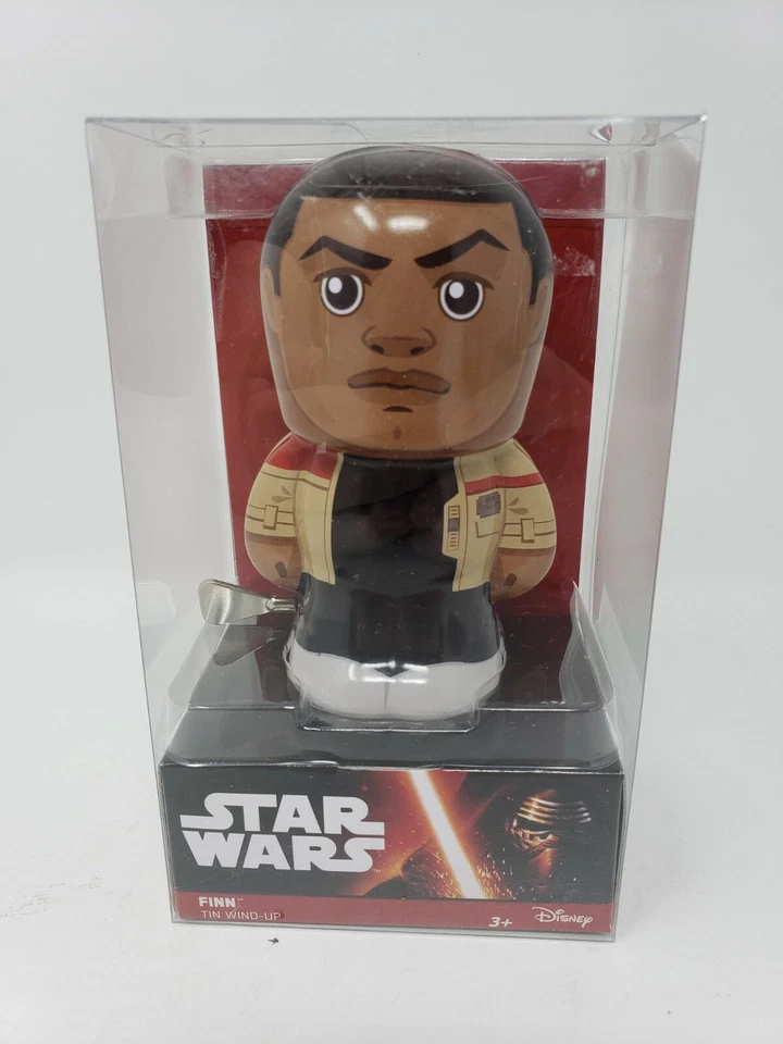 Star Wars Bebots Tin Wind-up Finn Figure Schylling 33243