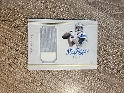 2015 Topps Definitive Collection Matthew Stafford /99 Auto Patch Lions #DAP-MS - Image 1 of 4