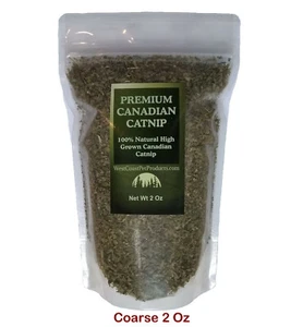 Premium "Course Cut" Canadian Catnip, 2 oz. (2-1/4 Cups) For Cats & Kittens - Picture 1 of 3