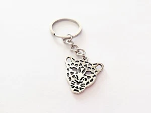 Cheetah Keychain, Leopard Keychain, Cheetah Zipper Pull, Animal, Good Luck Charm - Picture 1 of 2