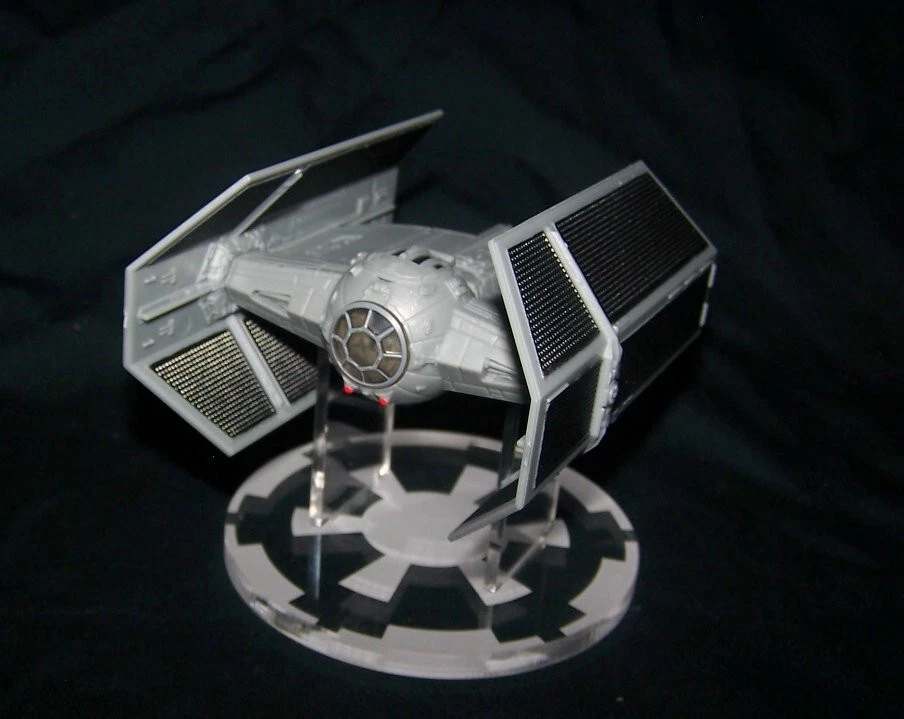 acrylic display stand for the Star Wars Micro Galaxy Darth Vader Tie Fighter - Image 1 of 3
