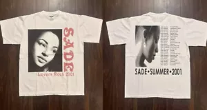 Sade Lovers Rock 2001 Concert 2 sided T Shirt Full Size S-5XL - Picture 1 of 8