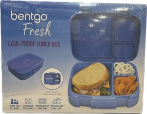 Bentgo Fresh Kids Lunch Box Leak-proof with compartments 2 Pack - Picture 1 of 3