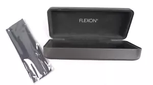"Estuche rígido Flexon con carcasa de gafas gris con tela de lente 6 1/2"" x 2 1/2" - Imagen 1 de 6