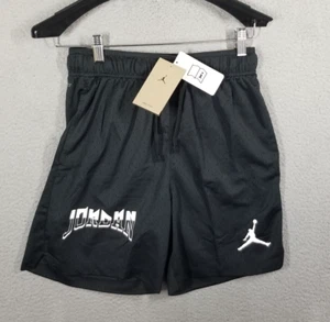 Nike Jordan Sport Dri-Fit Mesh Graphic Shorts Mens S  Black - White FD5964-010 - Picture 1 of 12