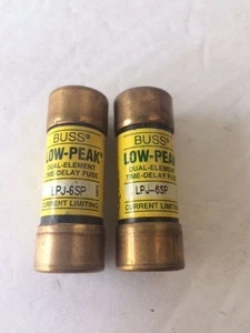 2 BUSS LOW PEAK LPJ-6SP SICHERUNGEN - Bild 1 von 2