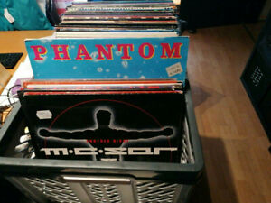 13 Maxi-Singles, Schallplatten, Phantom, MCSar, Kayo, 80er, 90er