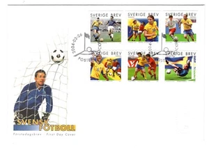 Sweden 2004 Swedish Football FDC  ( Face Value 11 $ ) - Picture 1 of 1