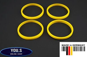 4 anelli di centraggio 72,2 - 65,1 mm Mile Miglia ad esempio per VW Opel Peugeot Citroen M08 - Foto 1 di 1