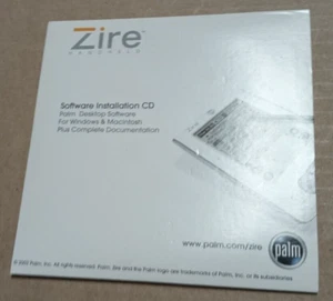 Palm Zire Installation CD For Windows & Mac, Palm Desktop Software - Picture 1 of 3