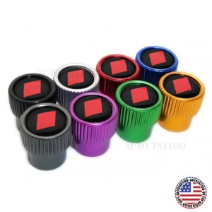 For Audi Sport Roundel Car SUV Wheels Tire Air Valve Caps Stem Dust Logo Cover - Picture 1 of 15