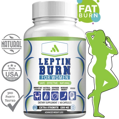 Leptin Burn, Diet Pills That Work Fast for Women, Appetite Suppressant - Image 1 of 4