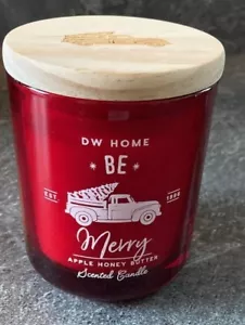 DW Home BE MERRY Red Truck Apple Honey Butter Scented Candle 8.5oz - NEW - Picture 1 of 1