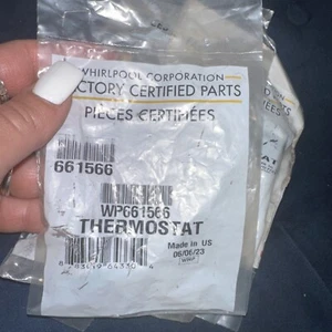 NEW***  WP661566 OEM WHIRLPOOL THERMOSTAT OEM GENUINE PART SEALED 661566 - Picture 1 of 3