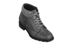 CALTO Men's Invisible 3.3" Height Increasing Elevator Over Ankle Work Style Boot