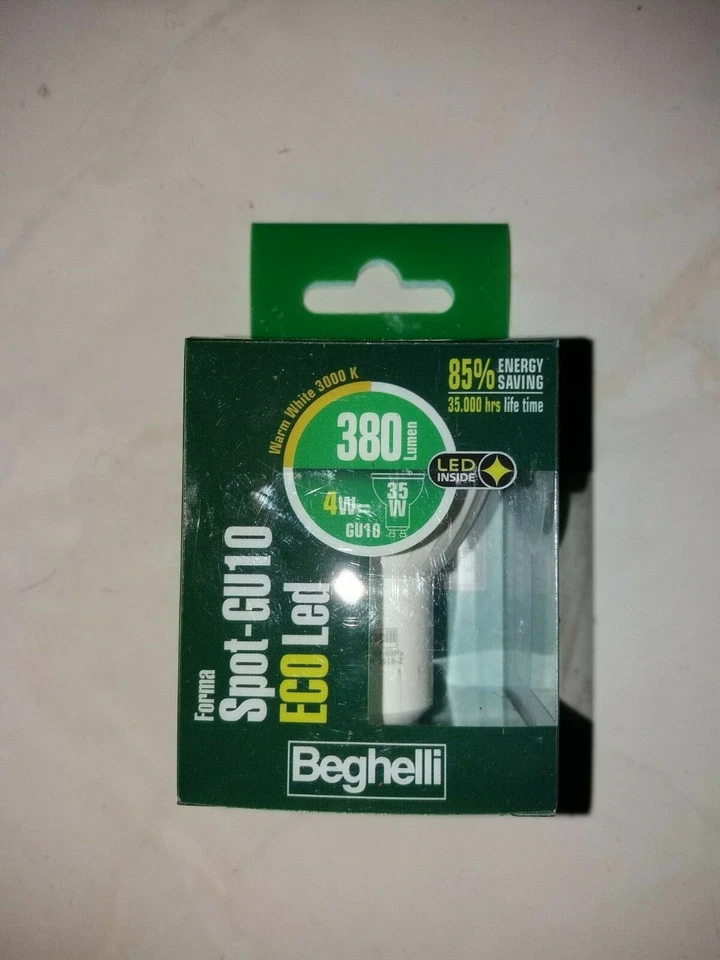 Beghelli ECOLED Spot GU 10 4w Luce fredda