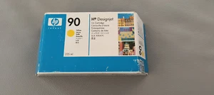 Genuine HP 90 Yellow Ink 225ml C5064A Designjet 4000 4500 New sealed May 2015 - Picture 1 of 3