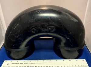 Canplas 4" PVC Black DWV U Bend P Trap 180 Deg - Picture 1 of 6