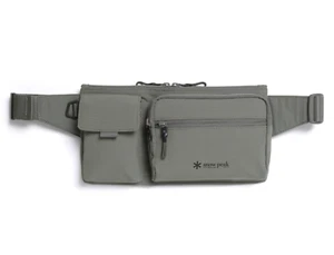 Snow Peak Apparel Dual Tech Hip Sack (S25ZUFBG32) - Dark Gray - Picture 1 of 10