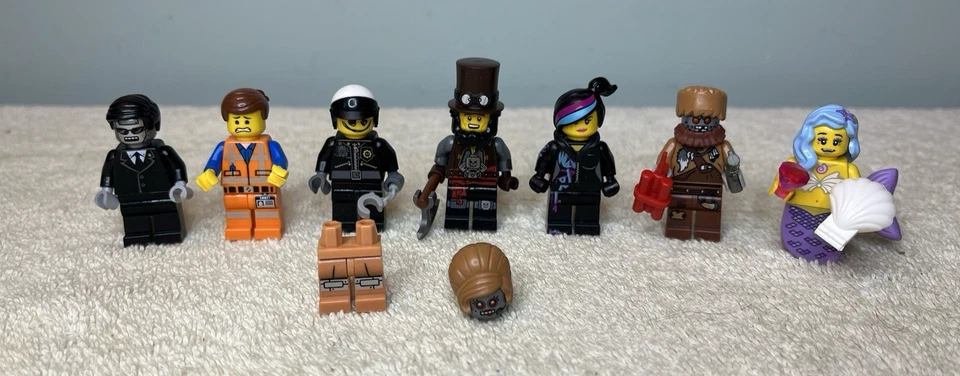LEGO Movie Minifigures Lot Marsha Mermaid Wiley Scribble Face Fusebot Lucy MORE! - Image 1 of 4