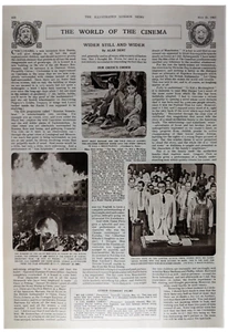 Gregory Peck "To Kill A Mockingbird" Movie Review 1963 Illus London News 1pg - Picture 1 of 1