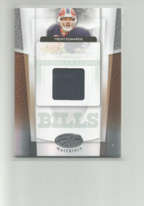 2007 LEAF CERTIFIED MATERIALS #213 TRENT EDWARDS  RC 1422/1499