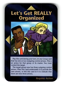 Let's Get REALLY Organized Card Limited INWO Illuminati New World Order Spiel - Bild 1 von 4