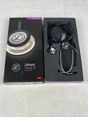 Littmann Classic III 27” inch Stethoscope Black In Excellent Condition - Image 1 of 4