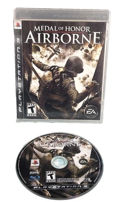 Medal of Honor Airborne Sony PlayStation 3 2007 Video Game TESTED No Manual PS3 - Image 1 of 4