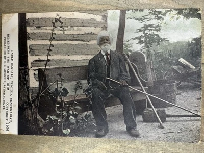 Postal americana negra vintage de principios de 1900 Foto 1 de 4