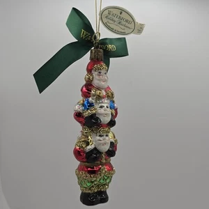 Waterford Heirloom Santa Adorno de Navidad Vintage Alemania Caja Original 6" 2002 - Imagen 1 de 8