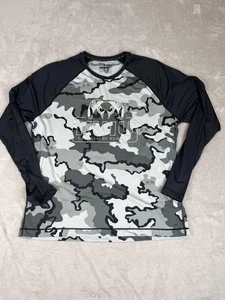 KUIU Shirt XL Long Sleeve Camo Black Ultralight Hunting Coolmax Wicking Mens - Picture 1 of 9