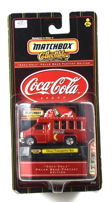 Autobús transportador Chevy Coca Cola Matchbox Collectibles edición oso polar 1/64 Foto 1 de 4
