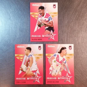 2022 NRL Traders Rising Stars Team Set (3 Cards) St George Illawarra Dragons - Picture 1 of 2