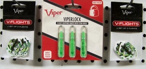 Viper Lock Dart Shafts, & 2 Sets Lucky Lady Slim Dart Flights - Picture 1 of 4