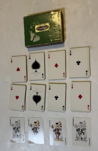 Somerset Plastic Coated Playing Cards Victorian Style 2 Complete Decks VTG. - Picture 1 of 2